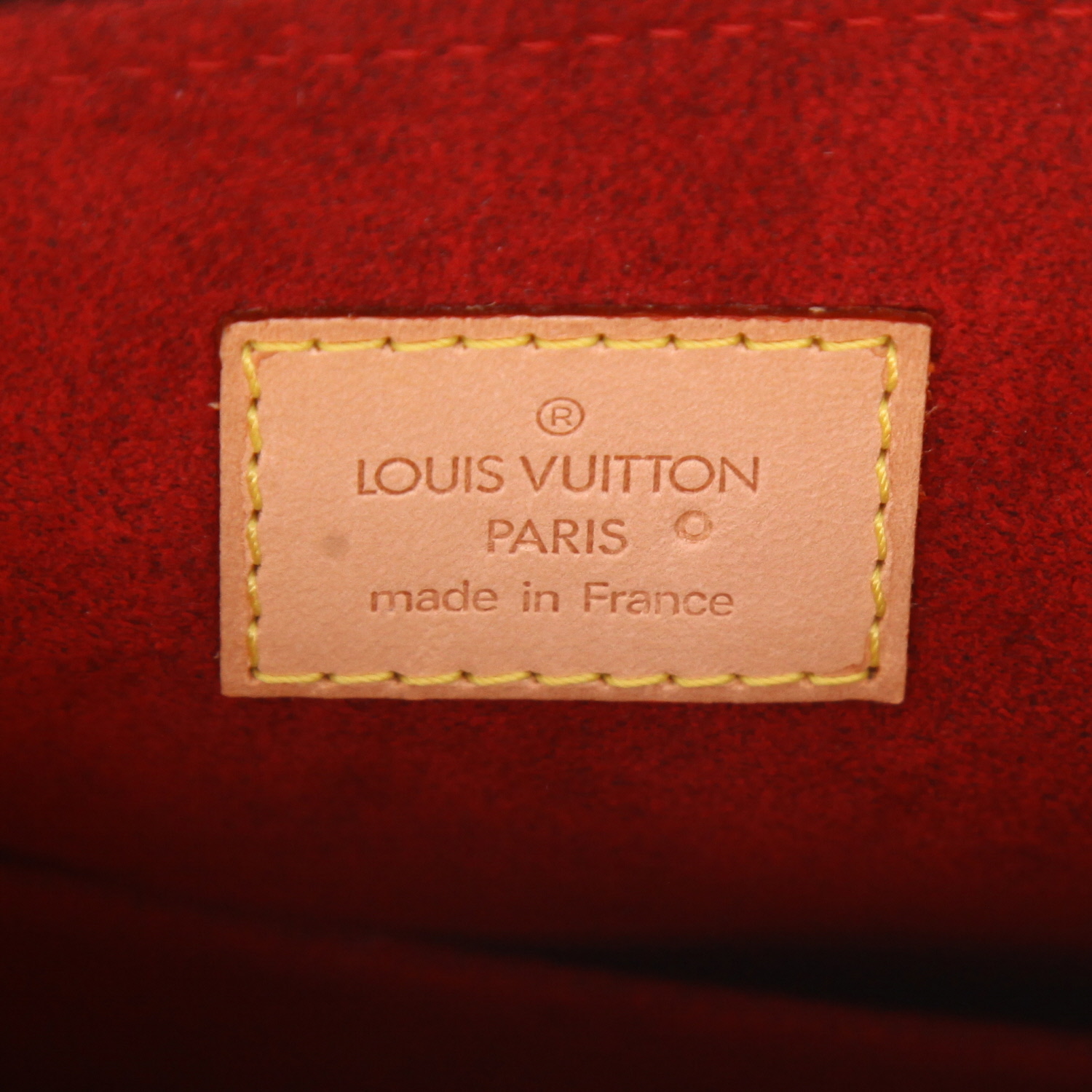 Sac à main Louis Vuitton  Coussin en toile monogram marron et cuir naturel - Detail D2