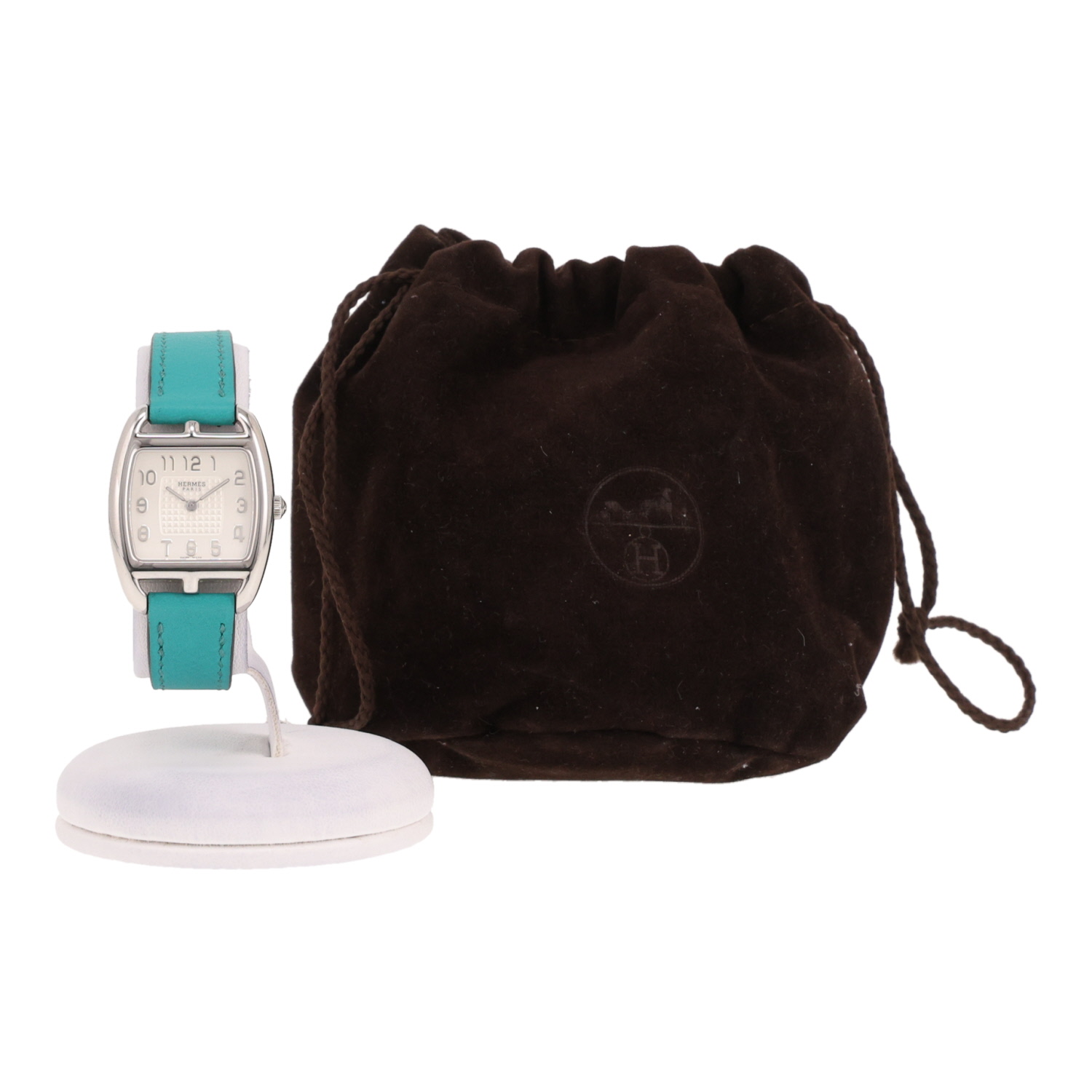 Reloj Hermès Cape Cod Tonneau de acero. Ref.: Hermès - CT1.210. Hacia el año 2000 - Detail D2
