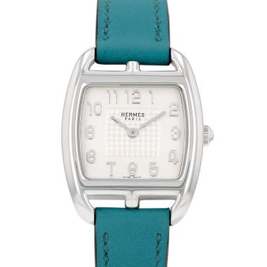 Hermès Cape Cod Tonneau watch in steel, Ref: Hermès - CT1.210  Circa 2000