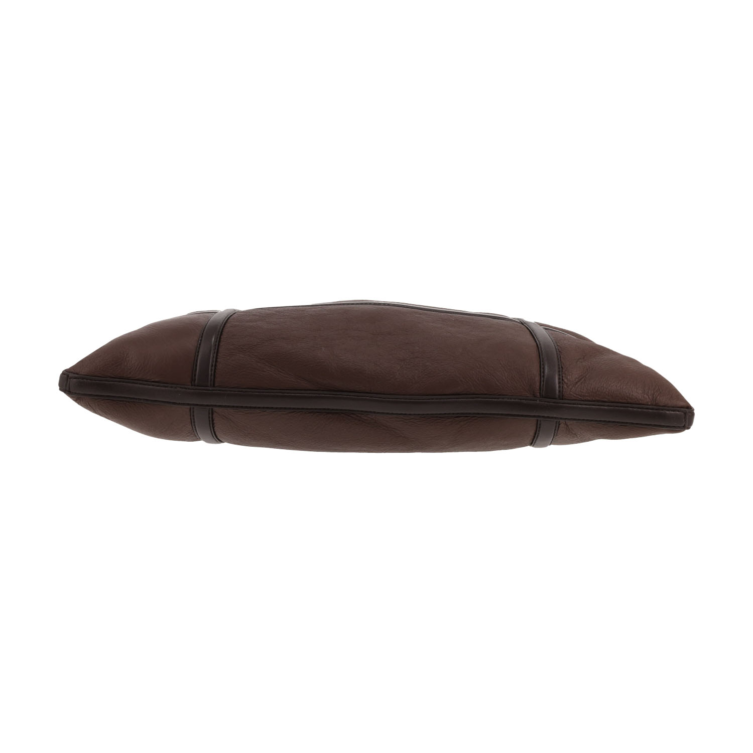 Bottega Veneta Hobo handbag in brown shearling - Detail D1