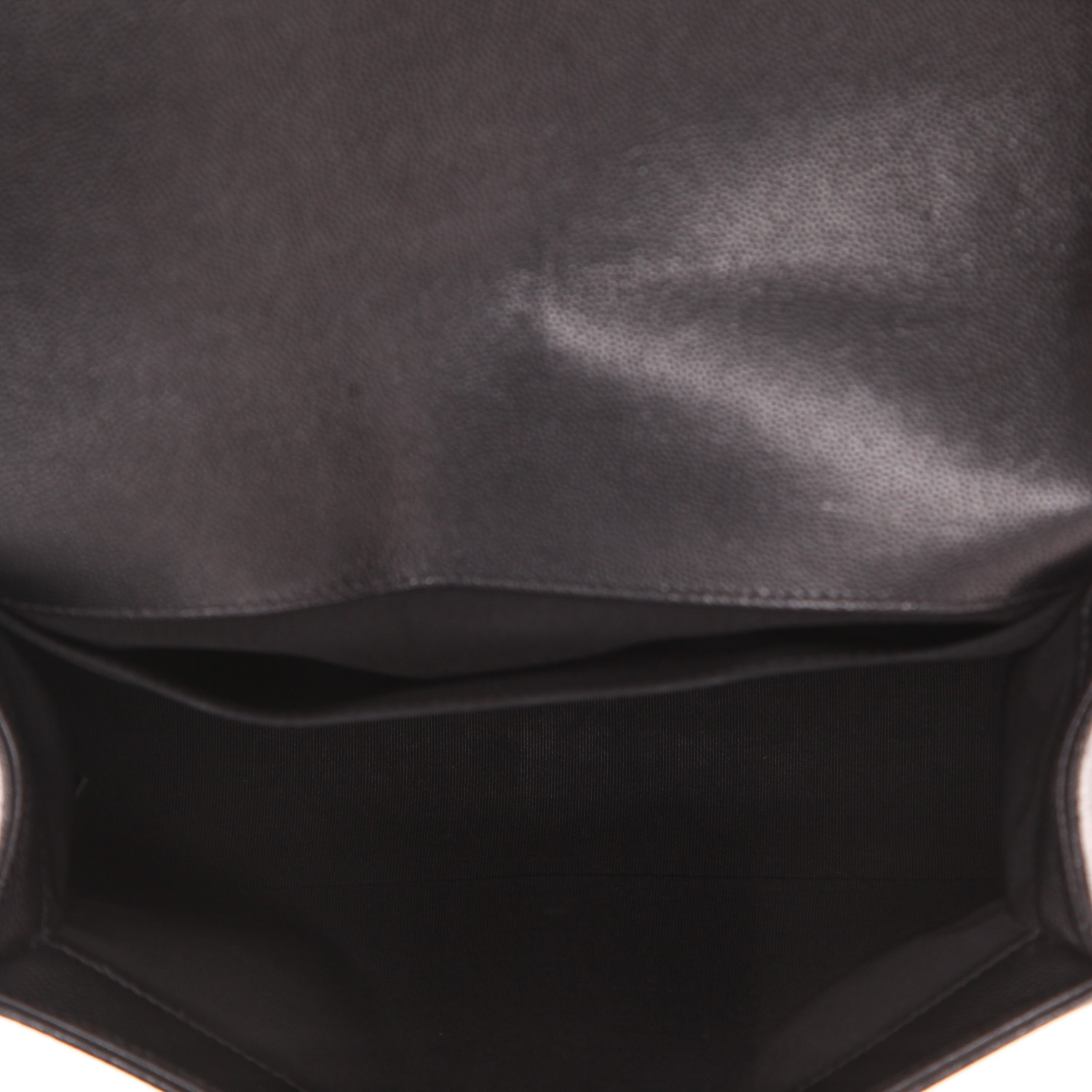 Borsa a tracolla Chanel Boy in pelle trapuntata nera - Detail D3