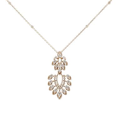 Collana lunga Messika Desert Bloom in oro rosa e diamanti