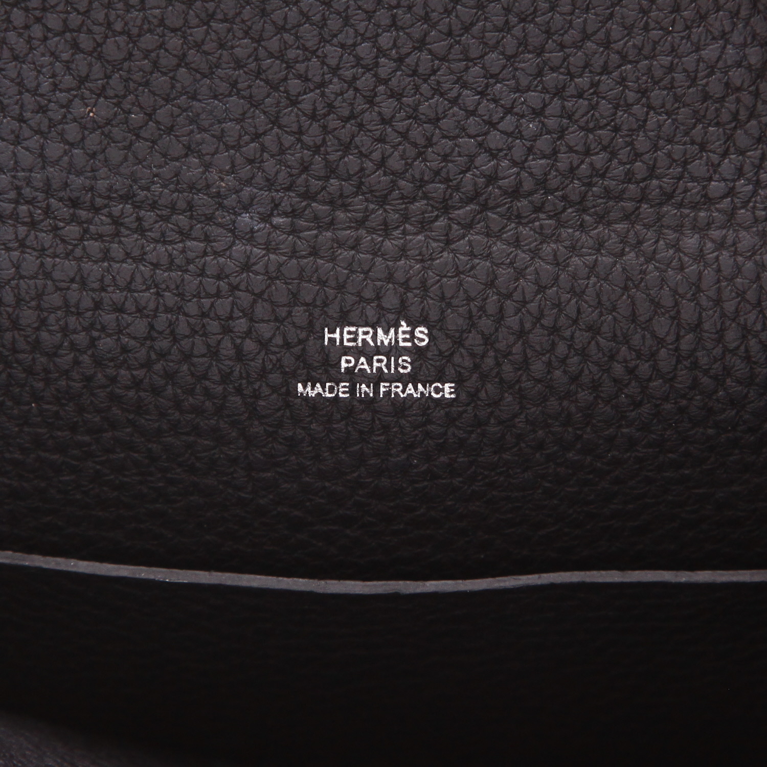 Borsa a tracolla Hermès  Portaoggetti in pelle Togo nera - Detail D2