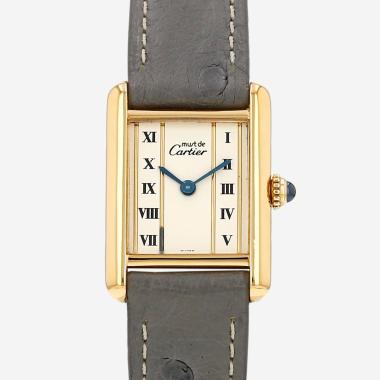 Montre Cartier Tank Must en vermeil Ref: Cartier - 5057001  Vers 1990