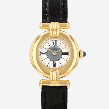 Montre Cartier Must Colisée en vermeil Ref: Cartier - 590002  Vers 1990