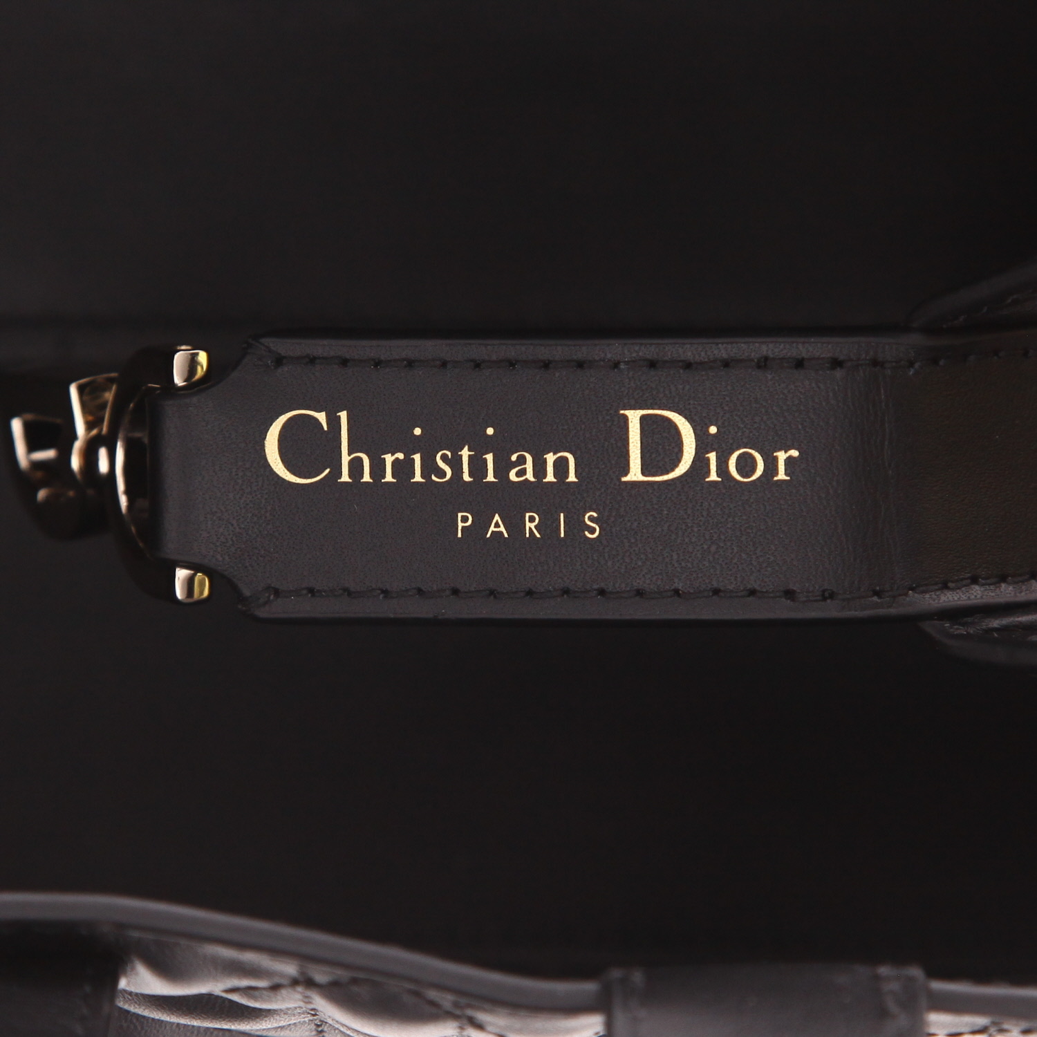 Dior handbag Still in black cannage leather - Detail D2