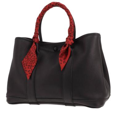 Hermès Garden Party 30 cm handbag in Noir Swift leather