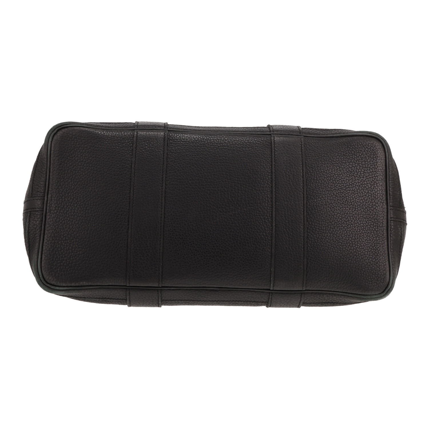 Sac cabas Hermès  Garden en cuir togo noir - Detail D1
