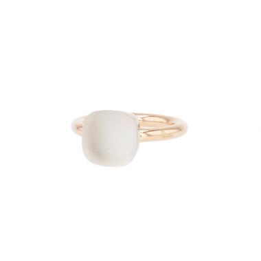 Anillo Pomellato Nudo en oro rosa, oro Blanc y topacio