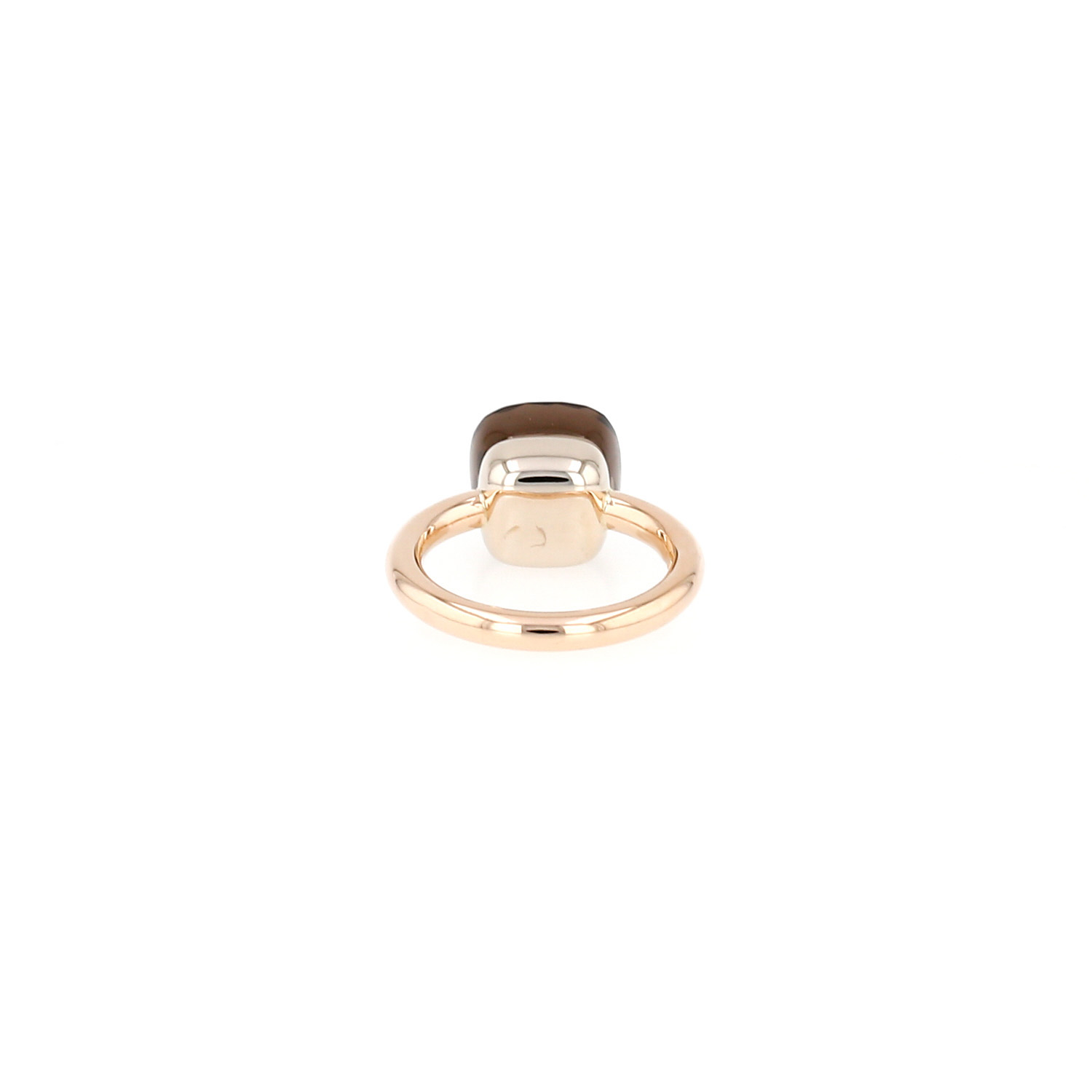 Anello Pomellato Nudo Classic in oro rosa, oro Blanc e quarzo fumé - Detail D5