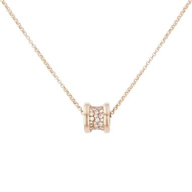 Collana Bulgari B.Zero1 in oro rosa e diamanti