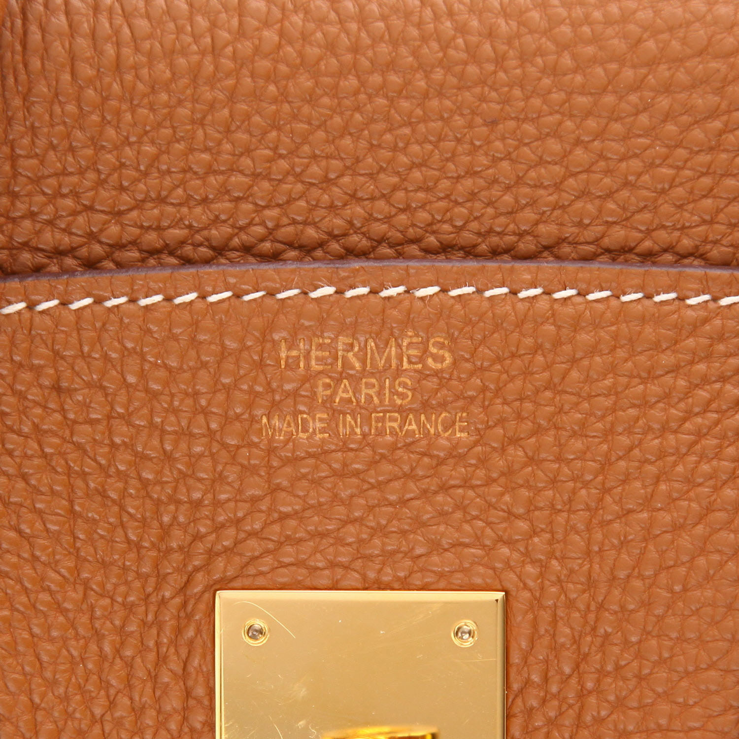Borsa Hermès Birkin da 35 cm in pelle Togo Gold - Detail D2
