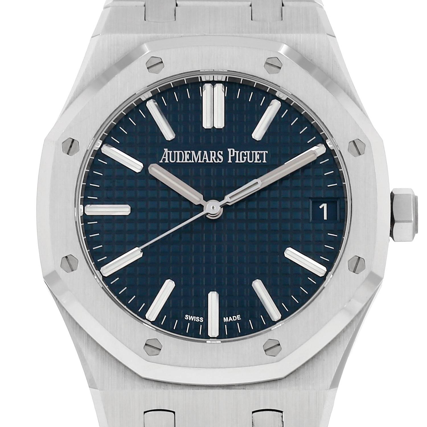 Montre Audemars Piguet Royal Oak en acier Ref: Audemars Piguet - Montre Audemars Piguet Royal Oak en acier Ref: Audemars Piguet -