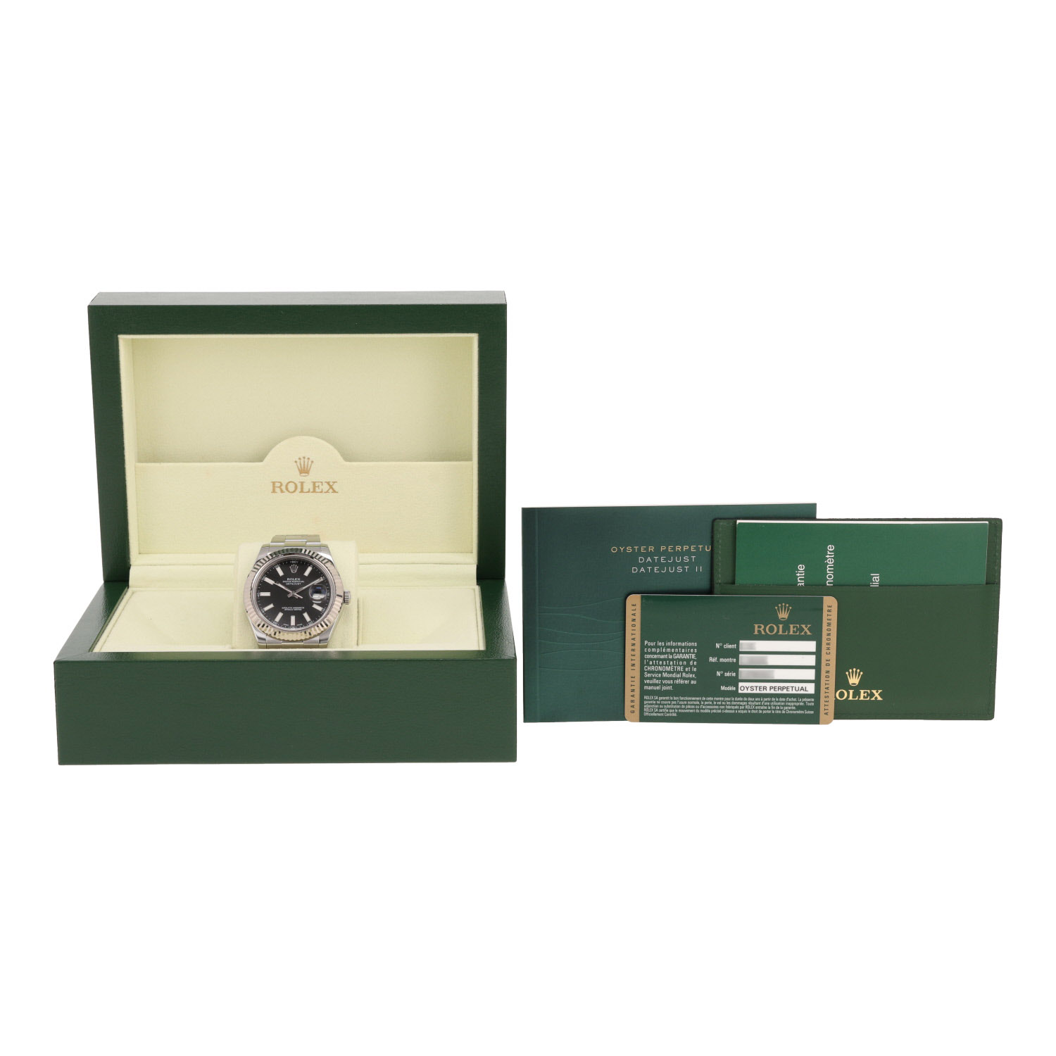 Rolex Datejust watch in gold and steel, Ref: Rolex - 116334  Circa 2013