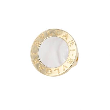 Bague Bulgari Bulgari en or jaune et nacre