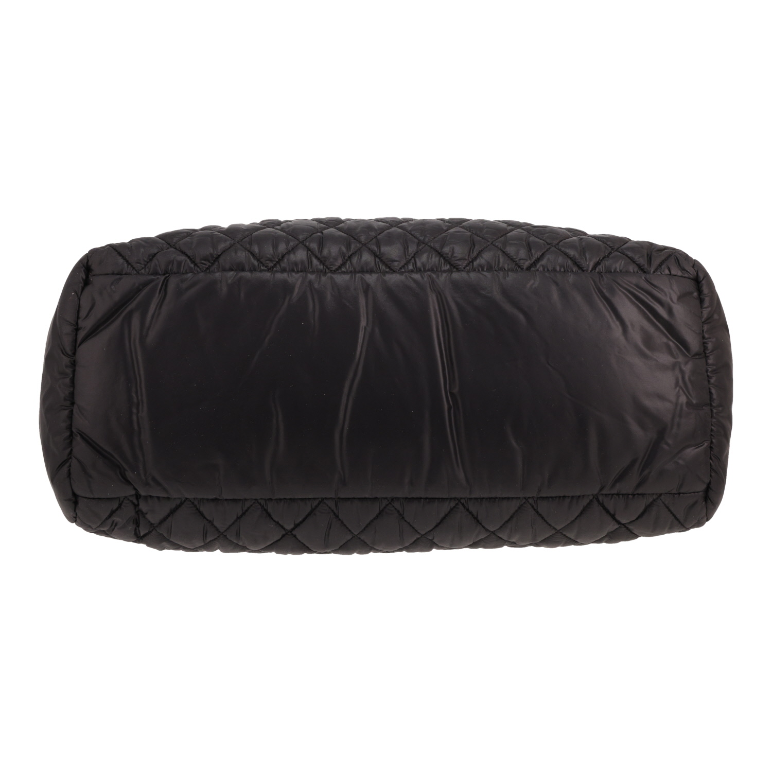 Sac à main Chanel  Coco Cocoon en toile matelassée noire - Detail D1