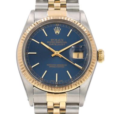 Rolex Datejust watch in gold and steel, Ref: Rolex - 16013  Circa 1985