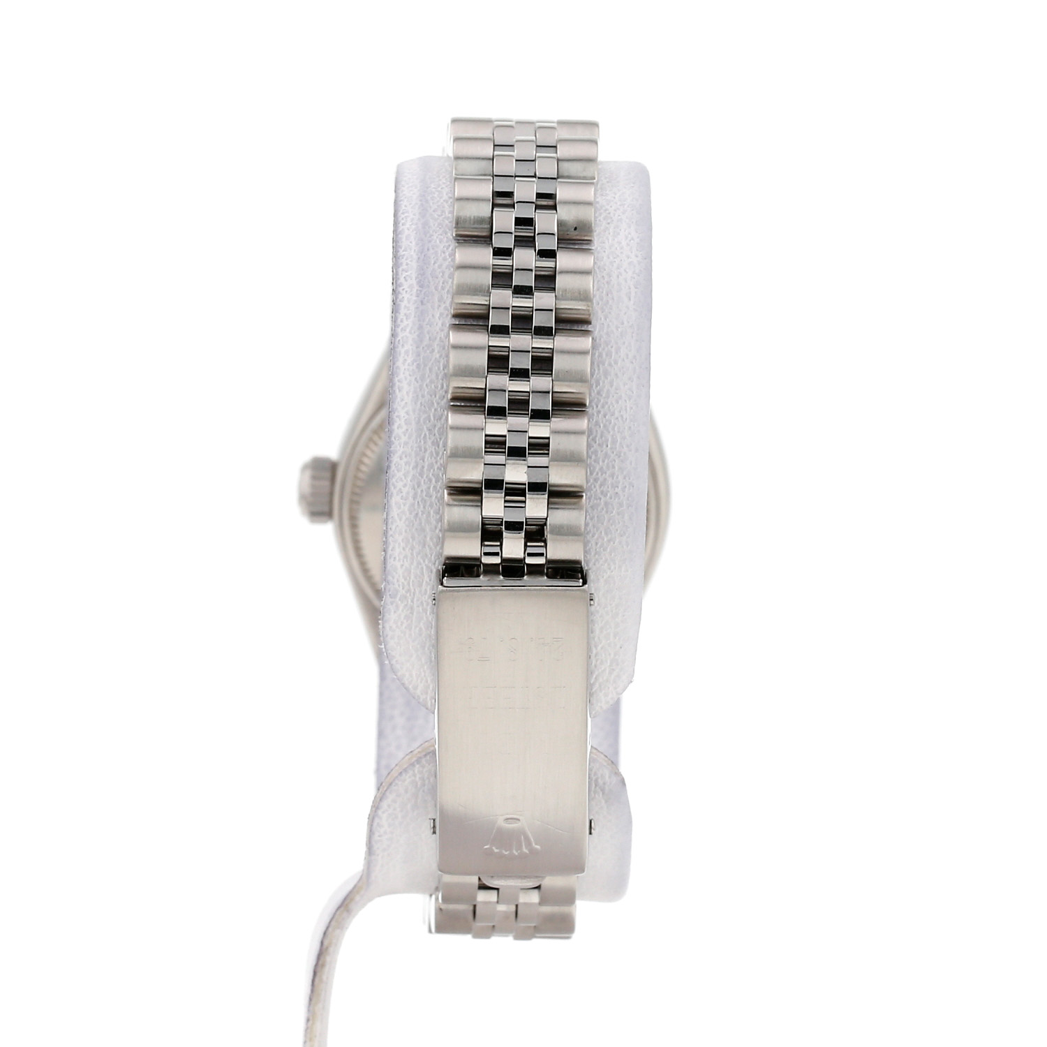 Rolex Lady Oyster Perpetual Date watch in steel, Ref: Rolex - 6919  Circa 1975 - Detail D5