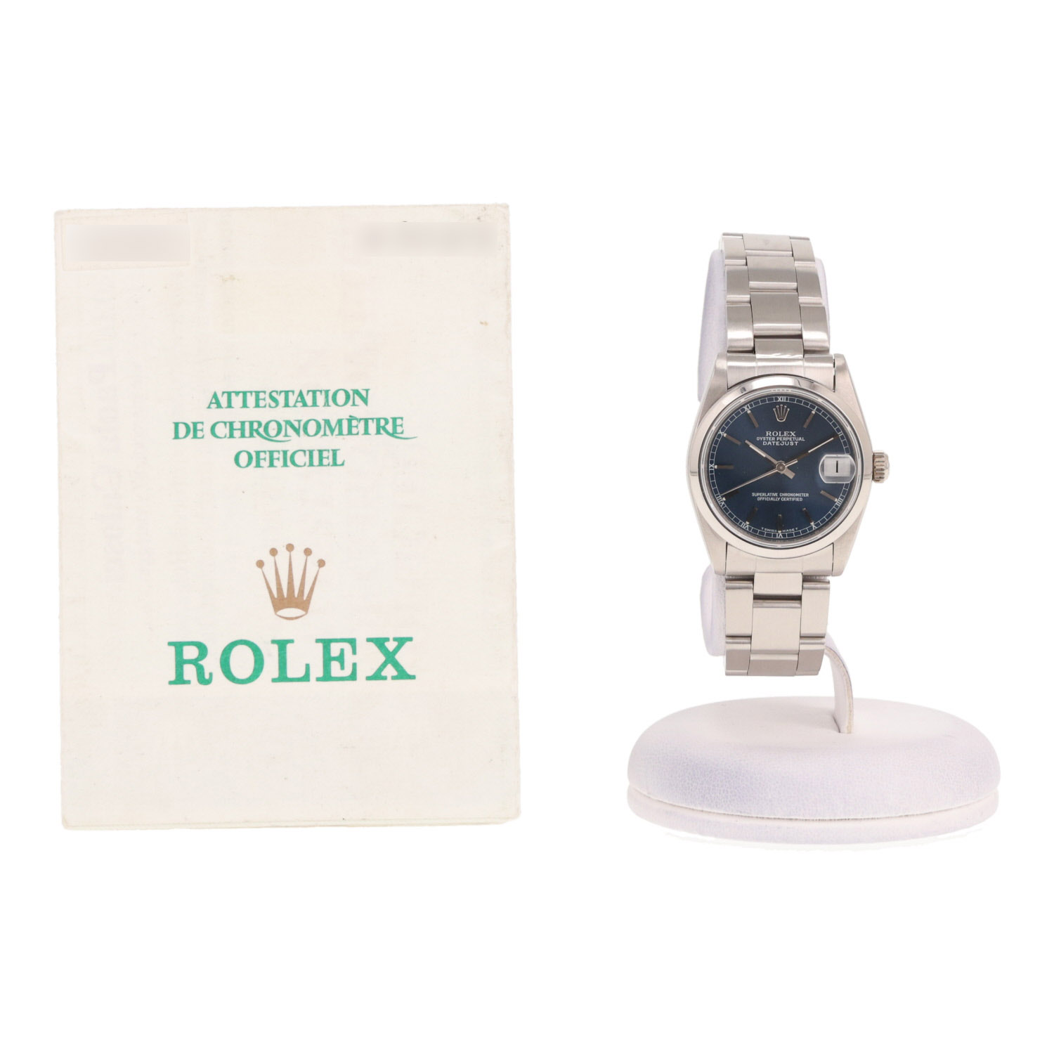 Reloj Rolex Datejust de acero, ref.: Rolex - 68240, hacia 1997
