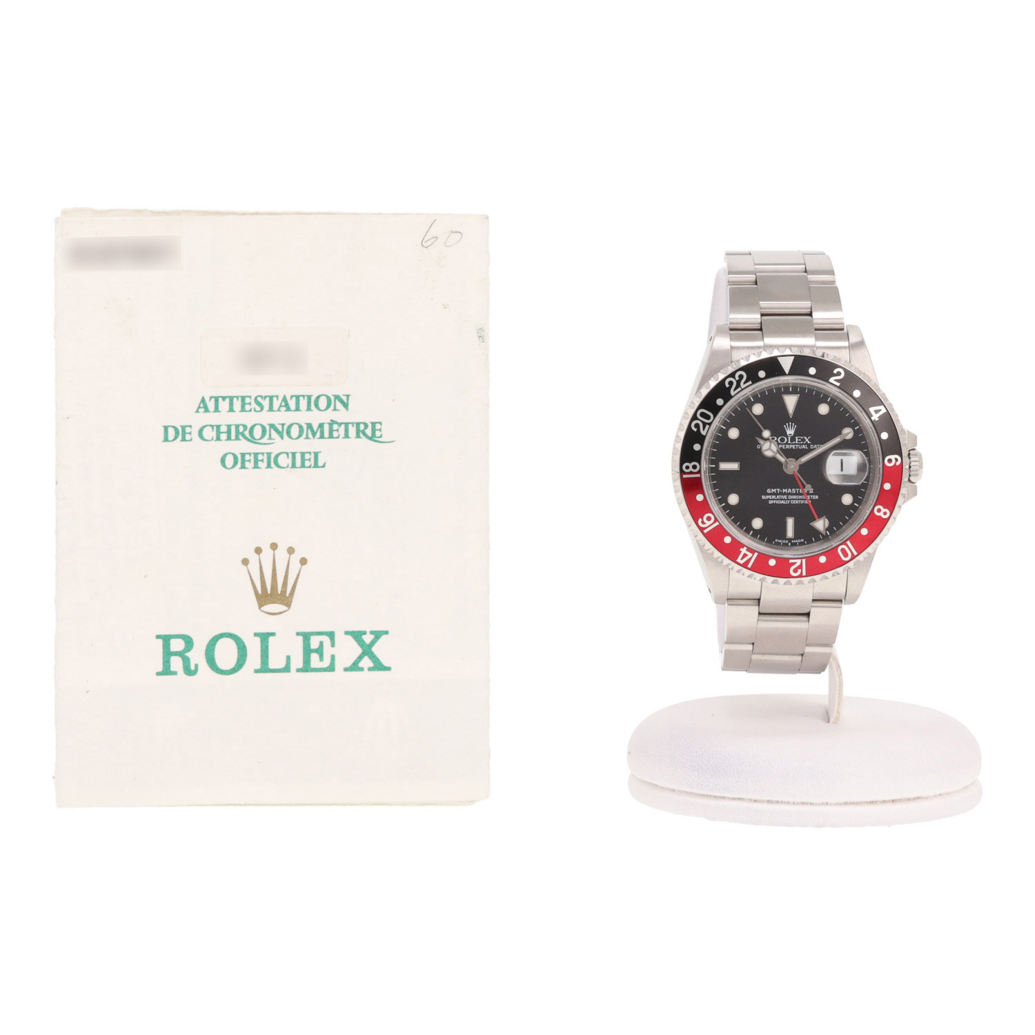 Montre Rolex GMT-Master II en acier Ref: Rolex - 16710  Vers 2000 - Detail D2