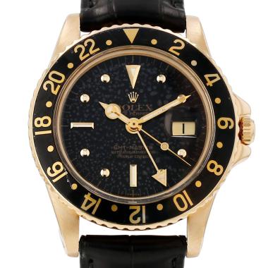 Montre Rolex GMT-Master en or jaune Ref: Rolex - 1675  Vers 1973