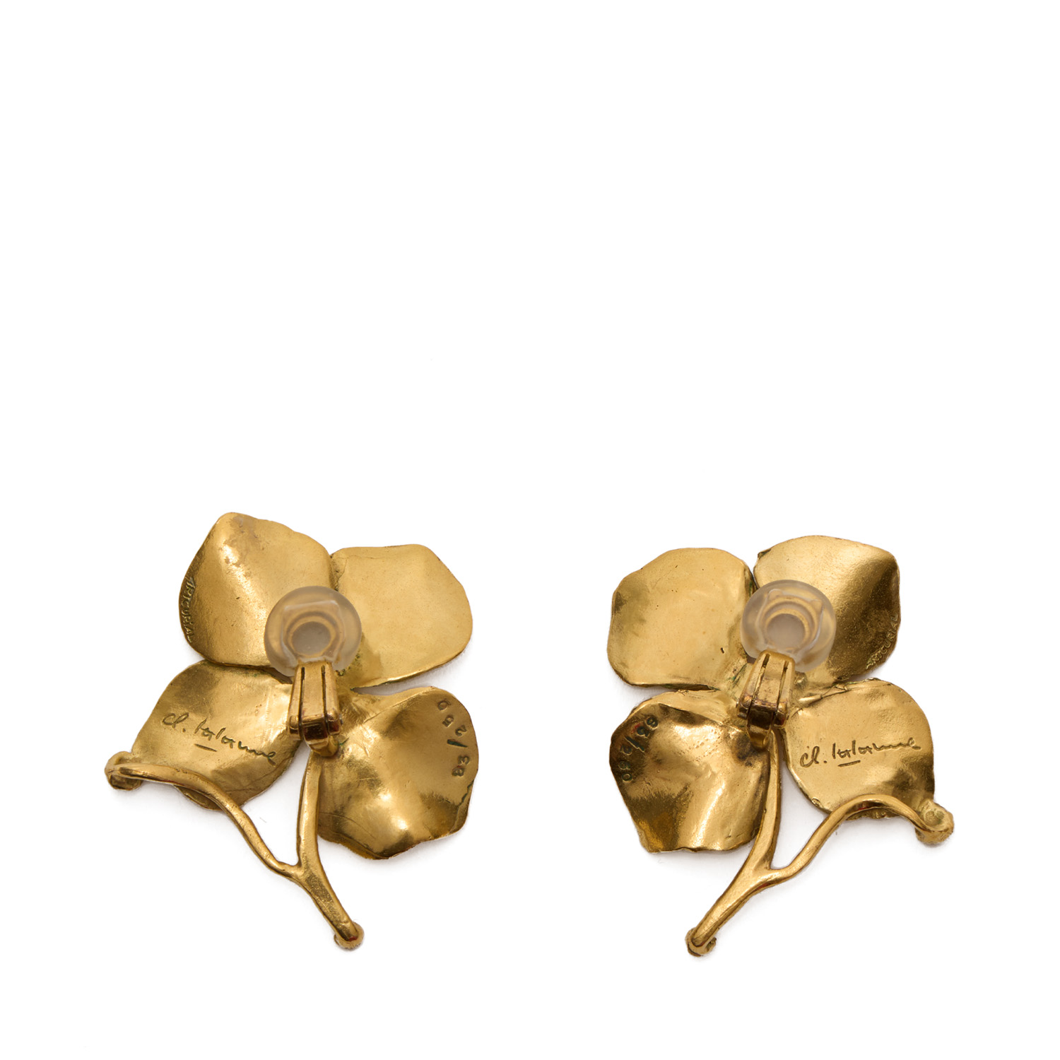 'Entrelacs' earrings - circa 1989 - Artcurial edition - Detail D1
