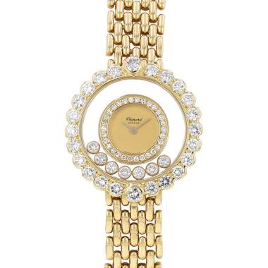 Montre Chopard Happy Diamonds en or jaune Ref: Chopard - 204180-0001  Vers 2024
