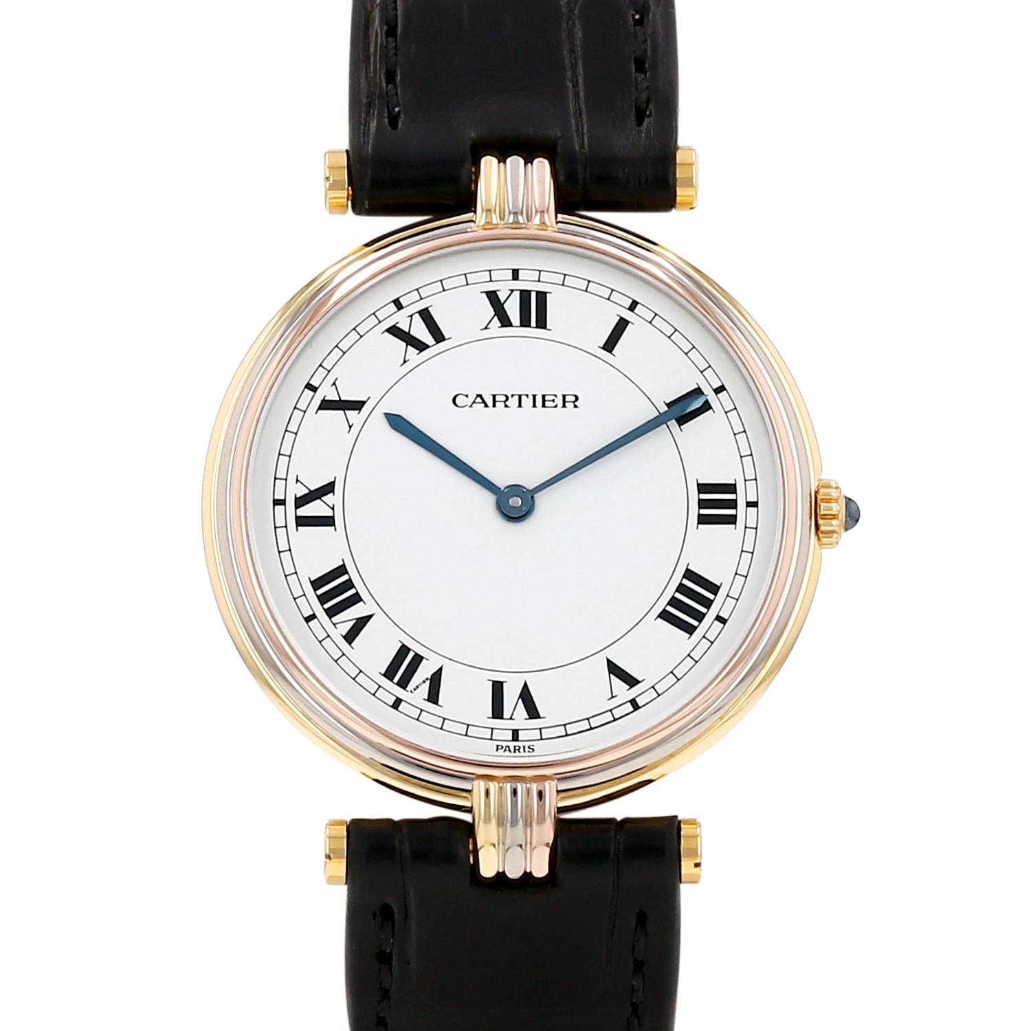 Montre Cartier Vendôme grand modèle en 3 ors Ref: Cartier - 81003