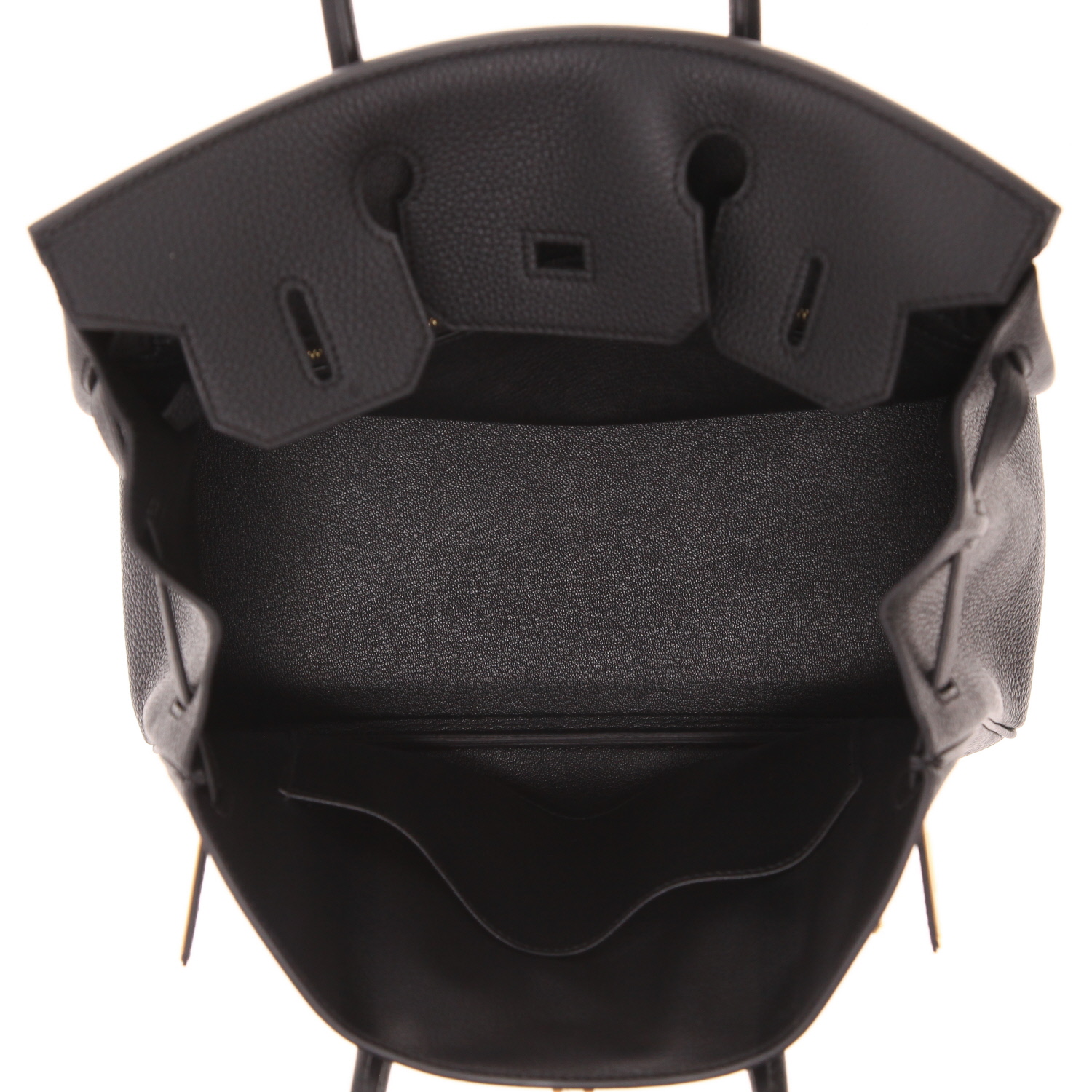 Borsa Hermès Birkin da 30 cm in pelle Togo Noir - Detail D3