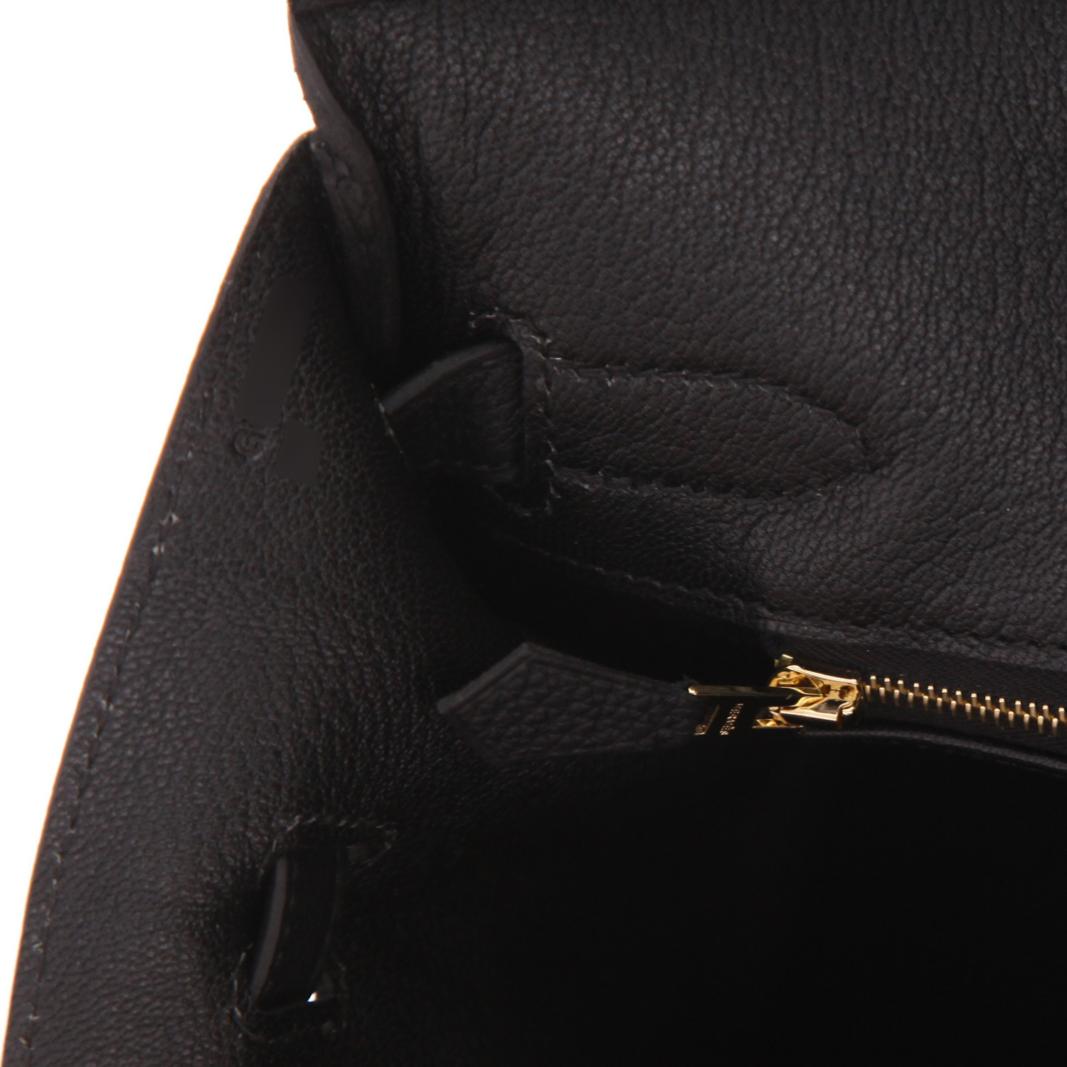 Bolso Hermès Birkin de 30 cm de piel Togo Noir - Detail D4
