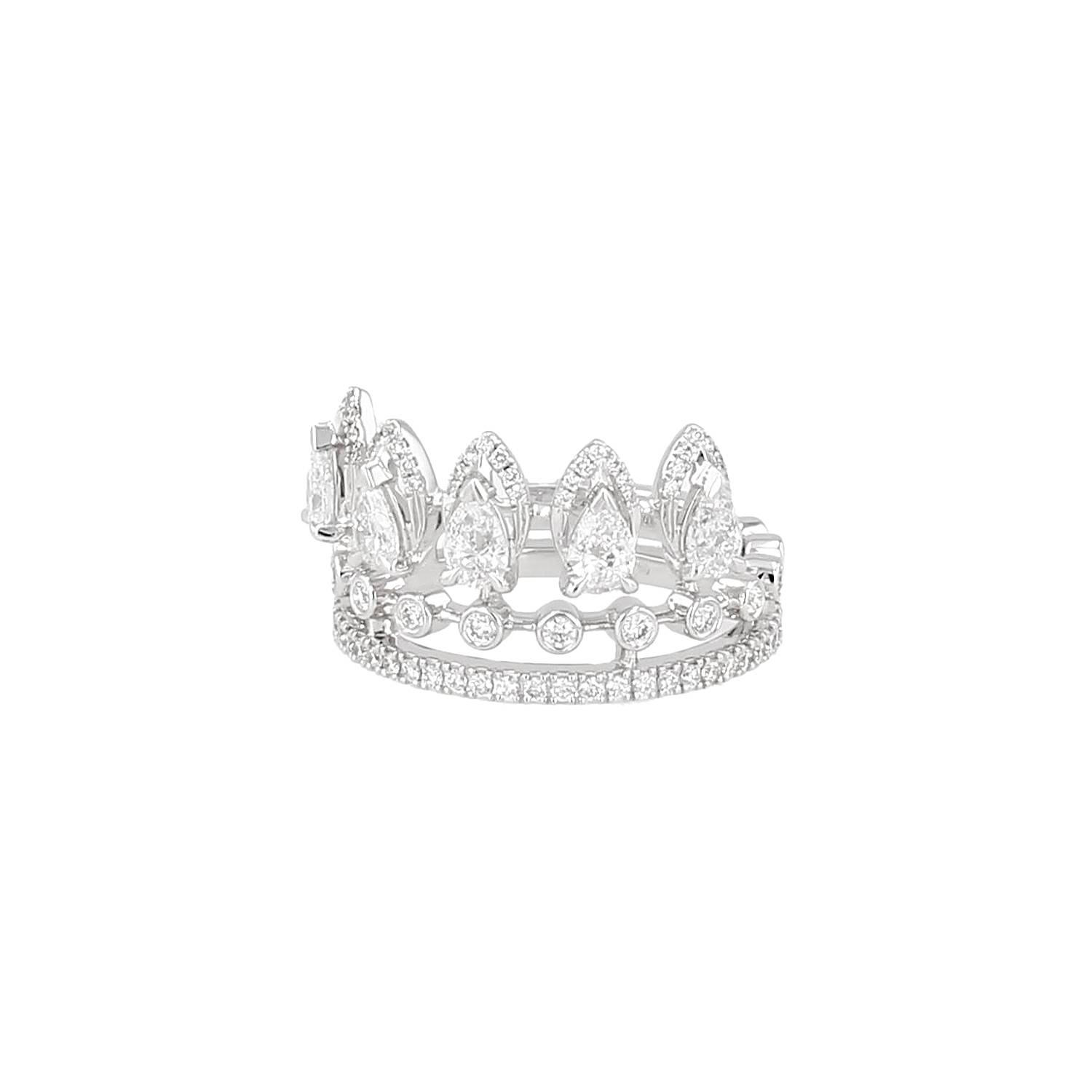Bague Messika Desert Bloom en or blanc et diamants Bague Messika Desert Bloom en or blanc et diamants