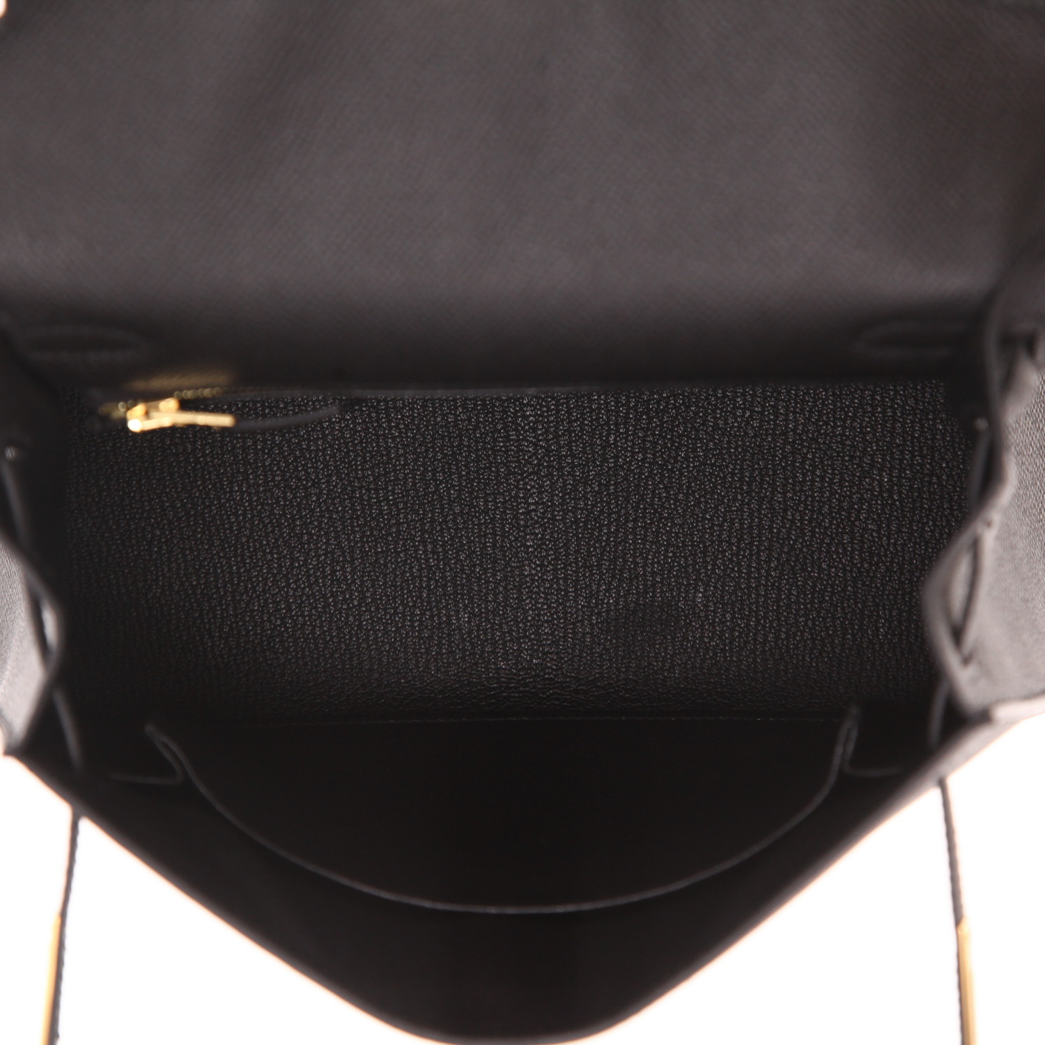 Borsa Hermès Kelly da 25 cm in pelle Epsom nera - Detail D3