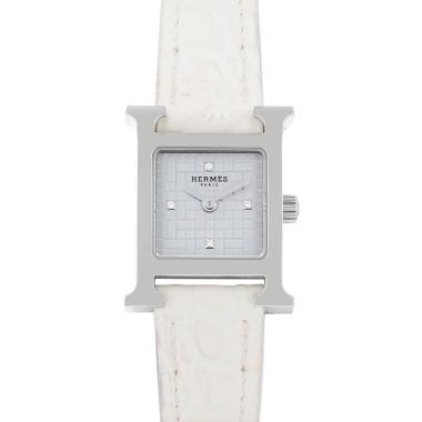 Orologio Hermès Heure H, modello piccolo, in acciaio, cod. Hermès - HH1-110, intorno al 2020