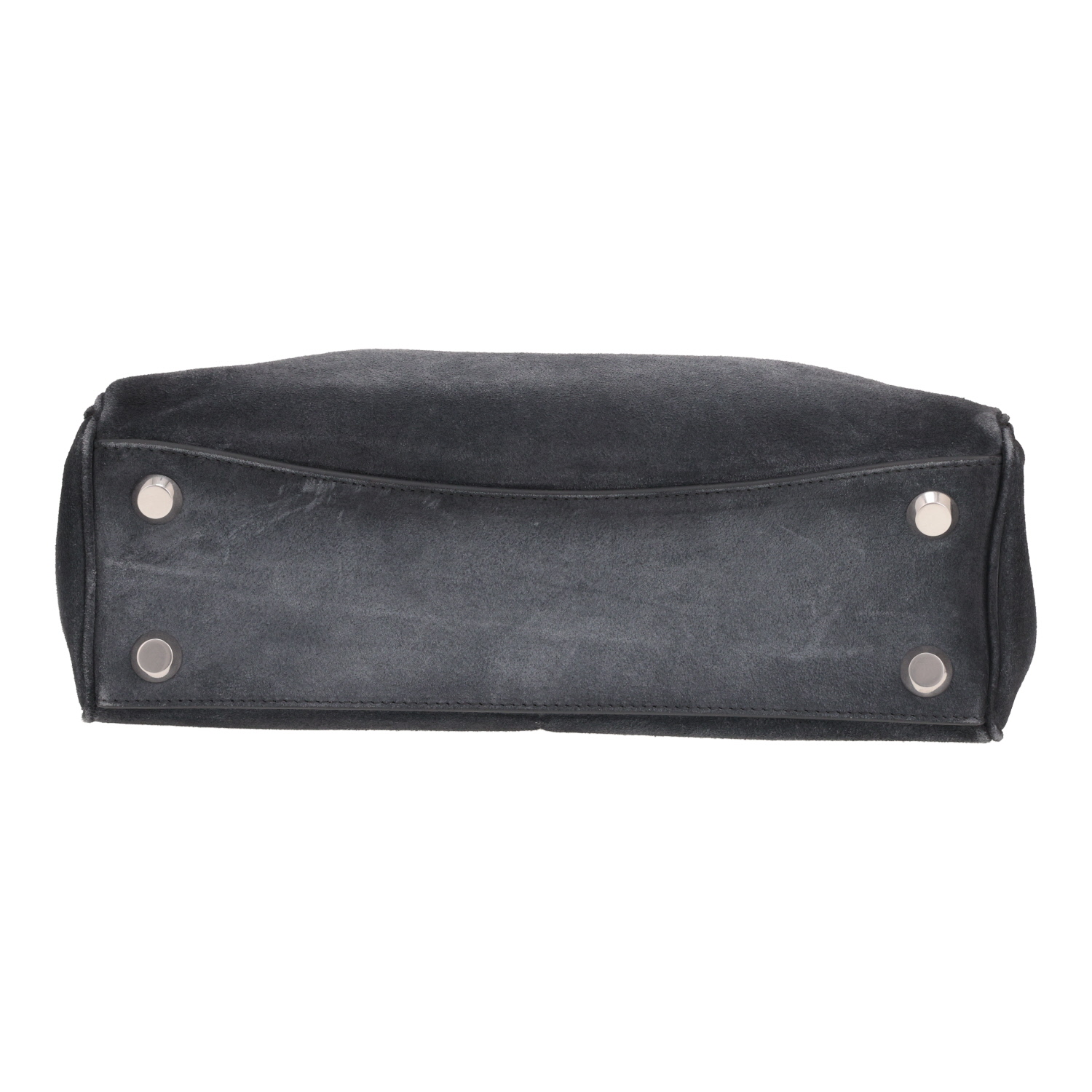 Borsa Balenciaga   in pelle di vitello scamosciata grigia - Detail D1