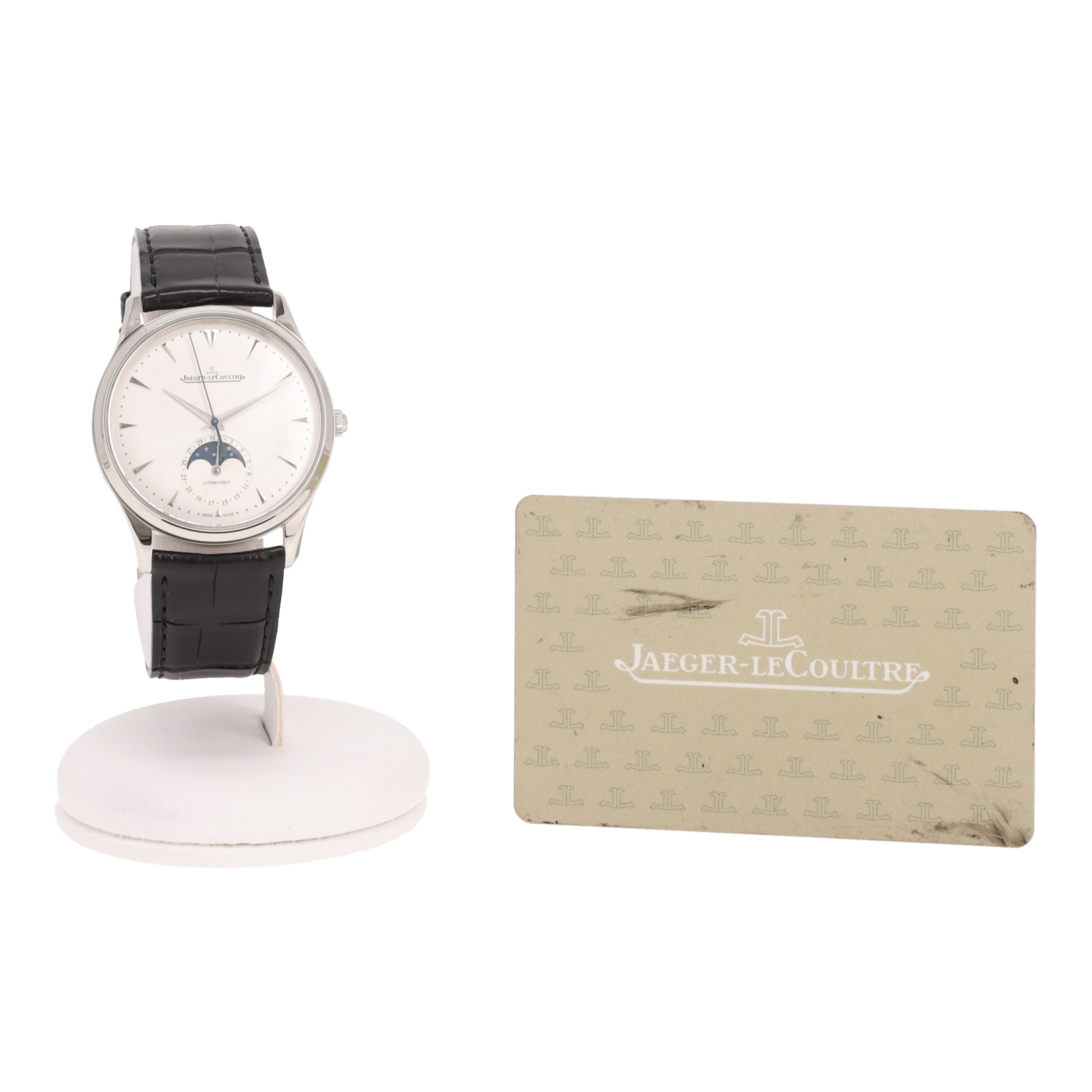 Reloj Jaeger-LeCoultre Master Control - Fase lunar, de acero. Ref.: Jaeger-LeCoultre - 176.8.64.S.  Hacia 2019