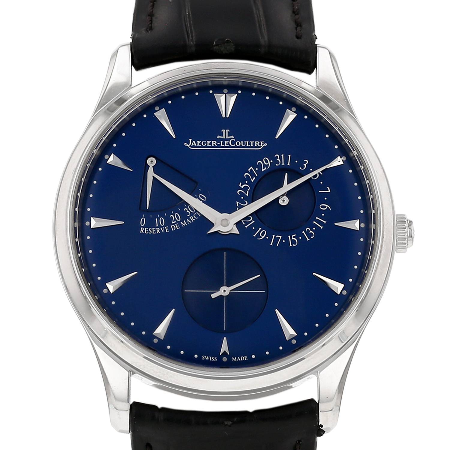 Montre Jaeger-Le Coultre Master Ultra Thin en acier Ref: Montre Jaeger-Le Coultre Master Ultra Thin en acier Ref: