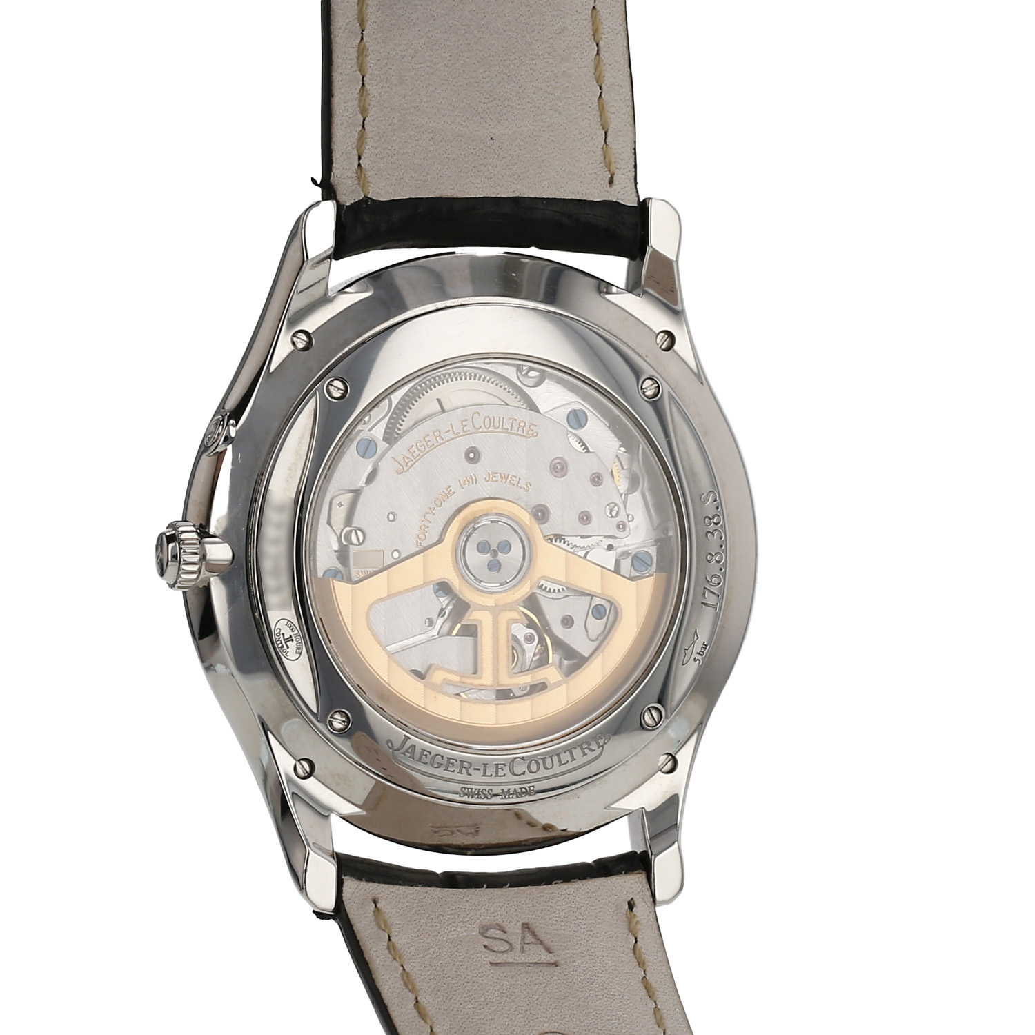 Montre Jaeger-LeCoultre Master Ultra Thin en acier Ref: Jaeger-LeCoultre - 176.8.36.S  Vers 2017 - Detail D3