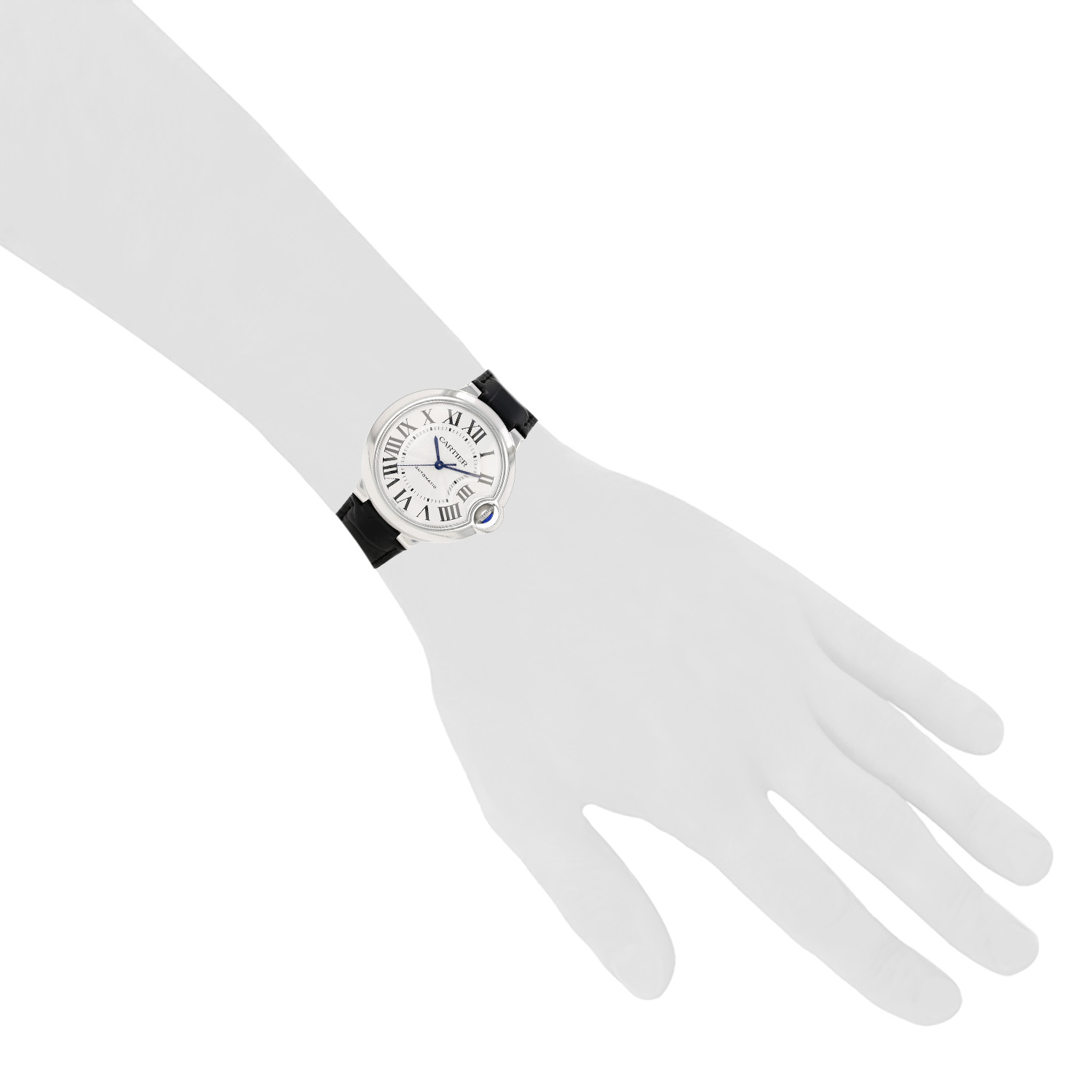 Cartier Ballon Bleu de Cartier watch in steel, Ref: Cartier - 4372, circa 2016 - Detail D1