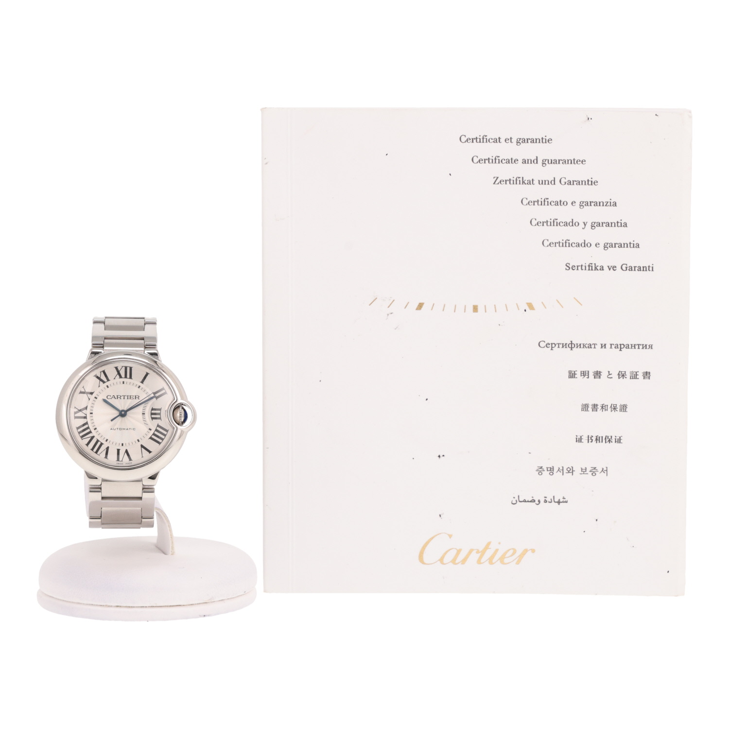 Reloj Cartier Ballon Bleu de Cartier de acero. Ref.: Cartier - 3284. Alrededor de 2016