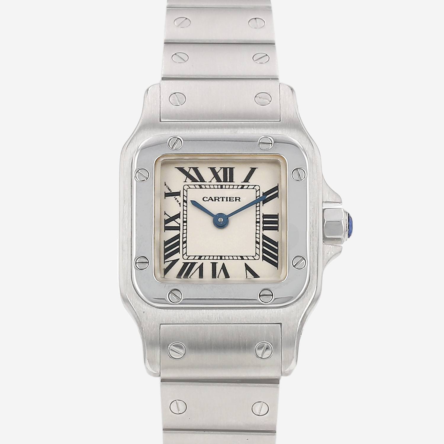 Cartier Santos small model watch in steel, Ref: Cartier - 1565, circa 2010