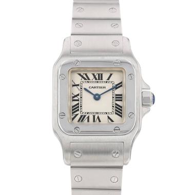 Orologio Cartier Santos, modello piccolo, in acciaio, Ref.: Cartier - 1565, intorno al 2010