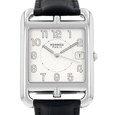 Montre Hermès Cape Cod taille XL  en acier Ref: Hermès - CC1.810  Vers 2008