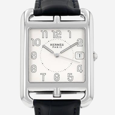 Hermès Cape Cod watch, size XL, in steel. Ref: Hermès - CC1.810. Circa 2008
