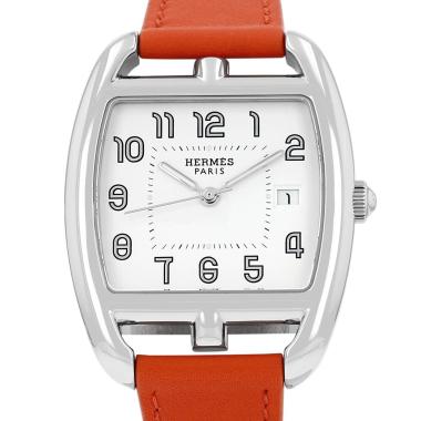 Montre Hermès Cape Cod Tonneau en acier Ref: Hermès - CT1.710  Vers 2010