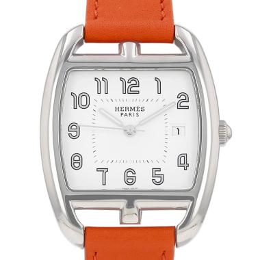 Hermès Cape Cod Tonneau watch in steel, Ref: Hermès - CT1.710, circa 2015