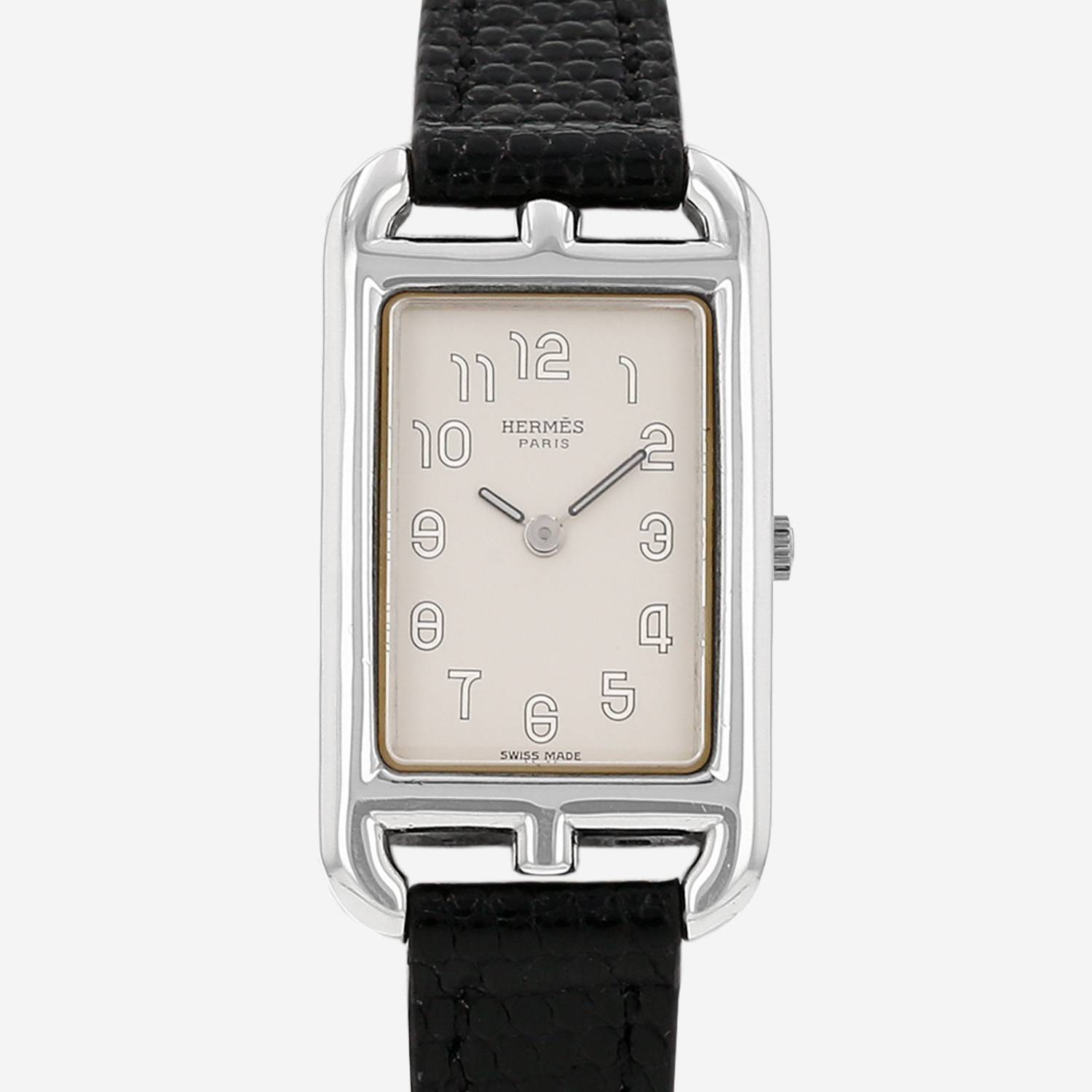 Hermès Cape Cod silver watch, circa 1994
