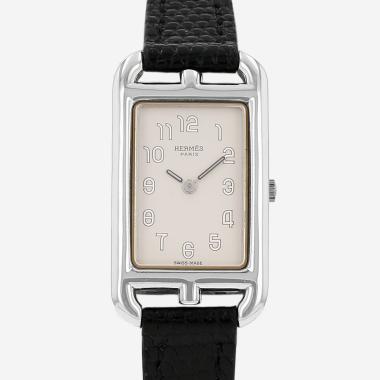 Montre Hermès Cape Cod en argent Vers 1994