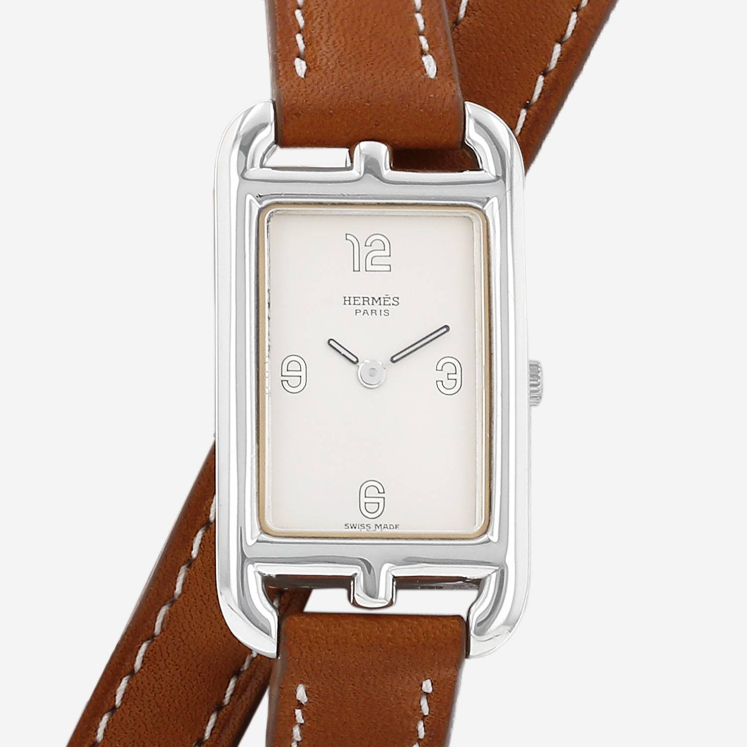 Hermès Cape Cod watch in silver, circa 2000