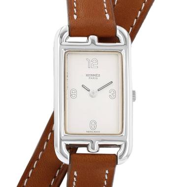 Montre Hermès Cape Cod en argent Vers 2000