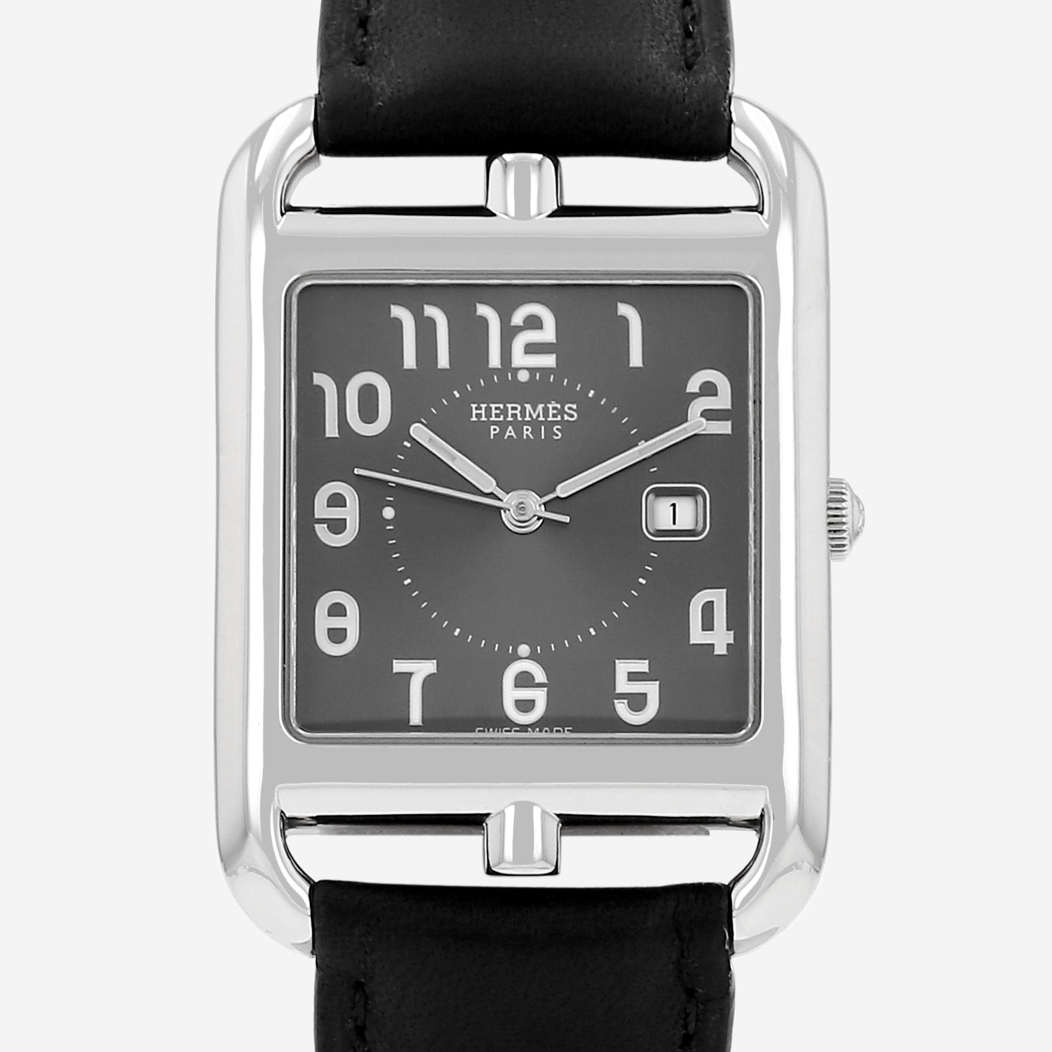 Hermès Cape Cod watch, large model, in steel, Ref: Hermès - CC2.710, circa 2010